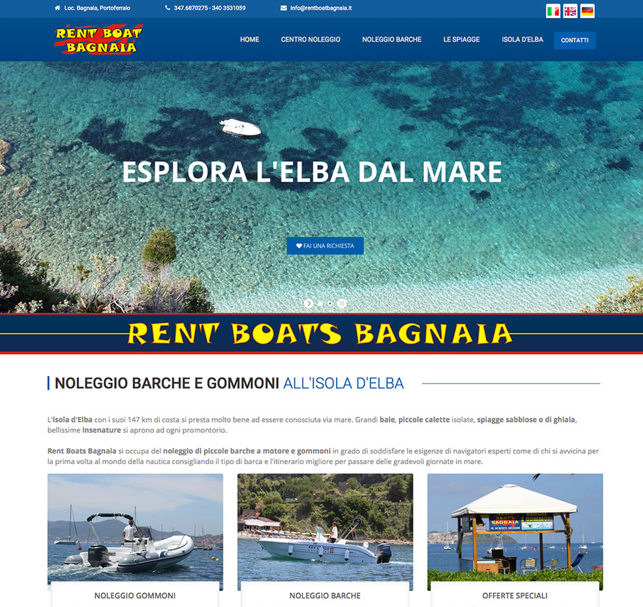 Isola d'Elba - Rent Boats Bagnaia - Noleggio Barche e Gommoni
